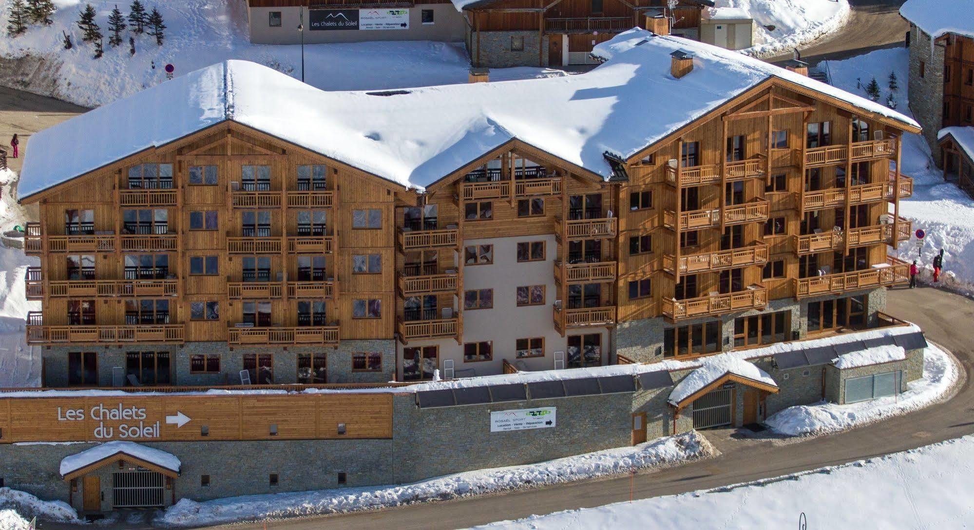Cgh Residences & Spas Les Chalets Du Soleil Authentiques Saint-Martin-de-Belleville Exteriör bild